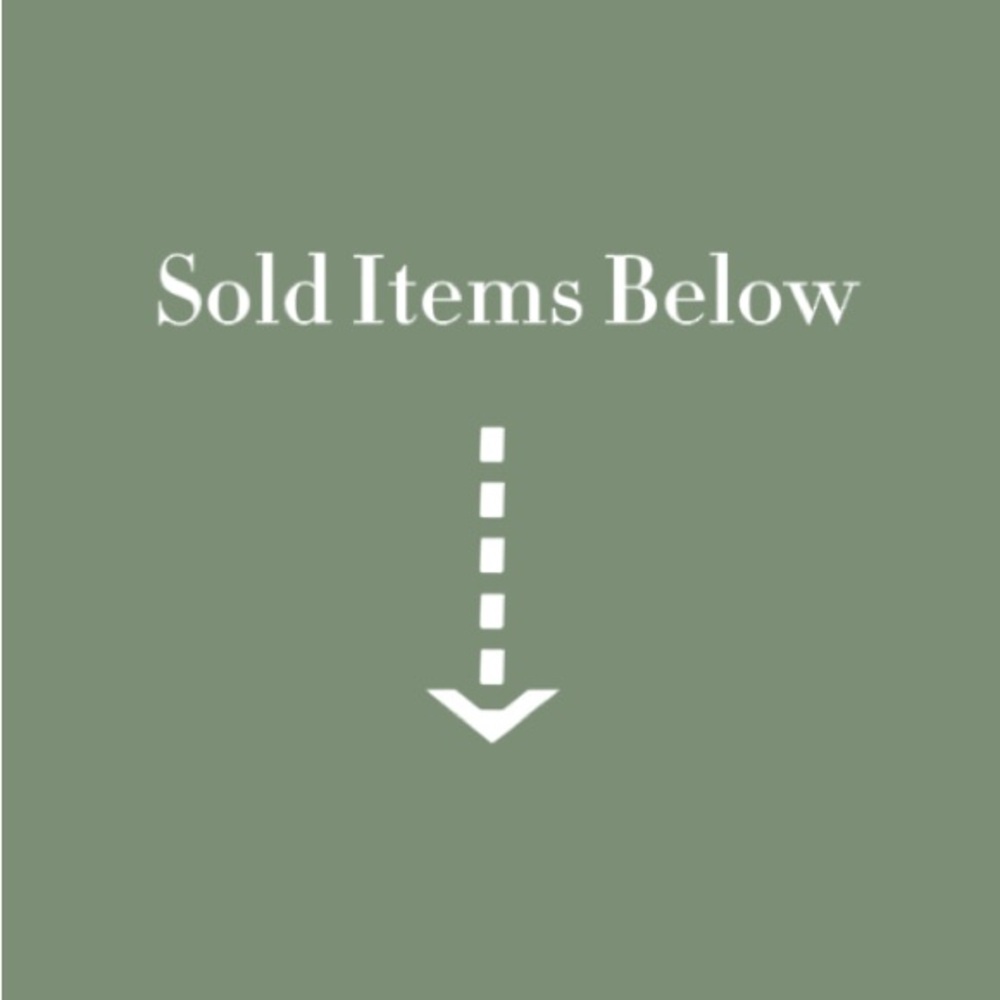 Sold items below!